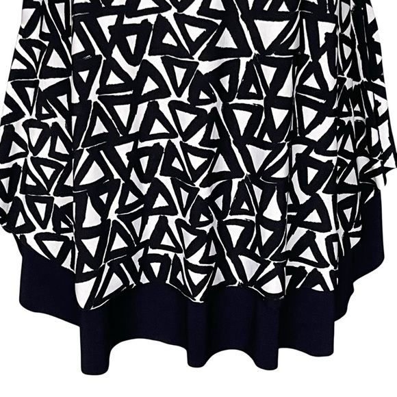 Magic Suit Bermuda Triangle Black White Underwire Jolene Layered Tankini Size 10 - Picture 7 of 9